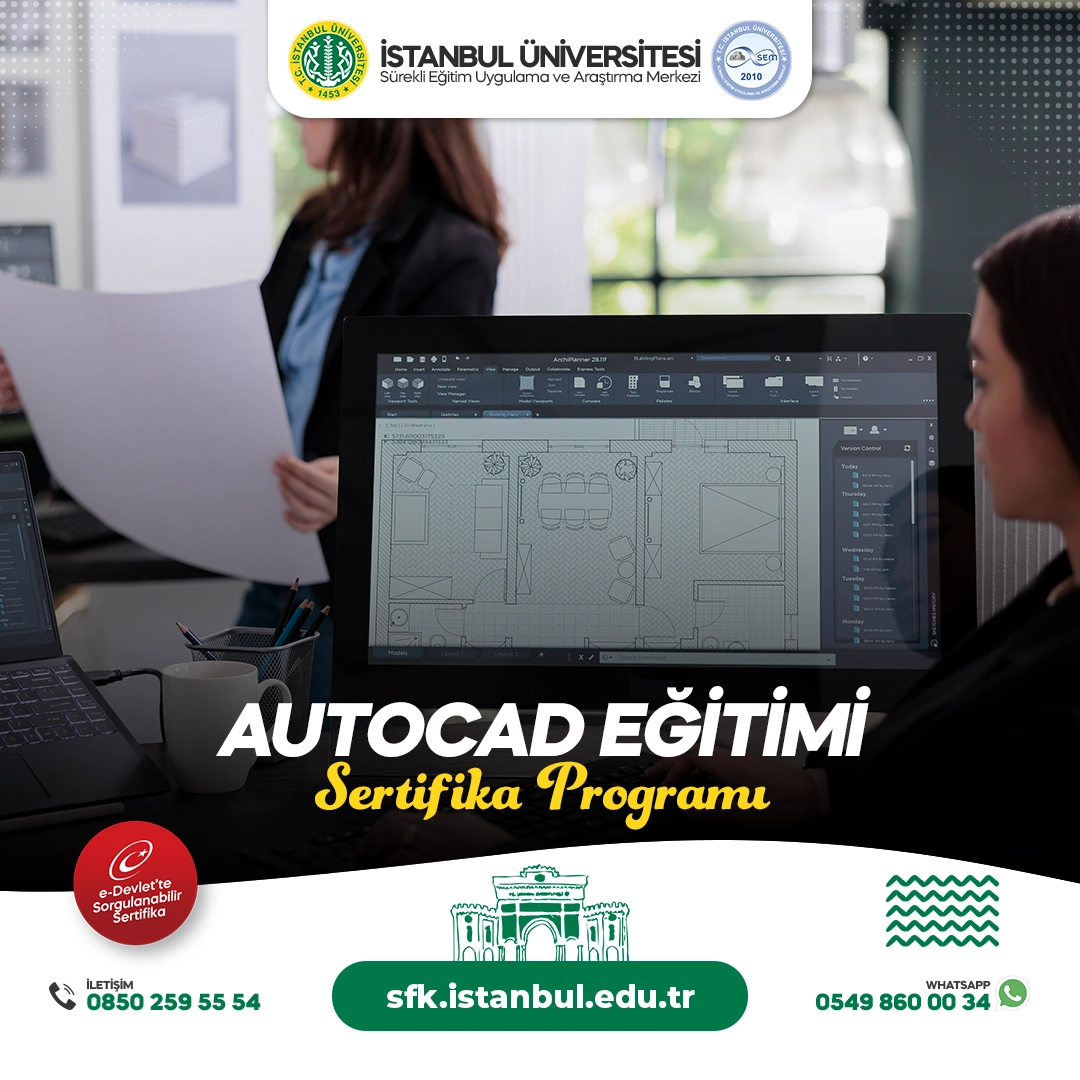 Autocad Eğitimi Sertifika Programı