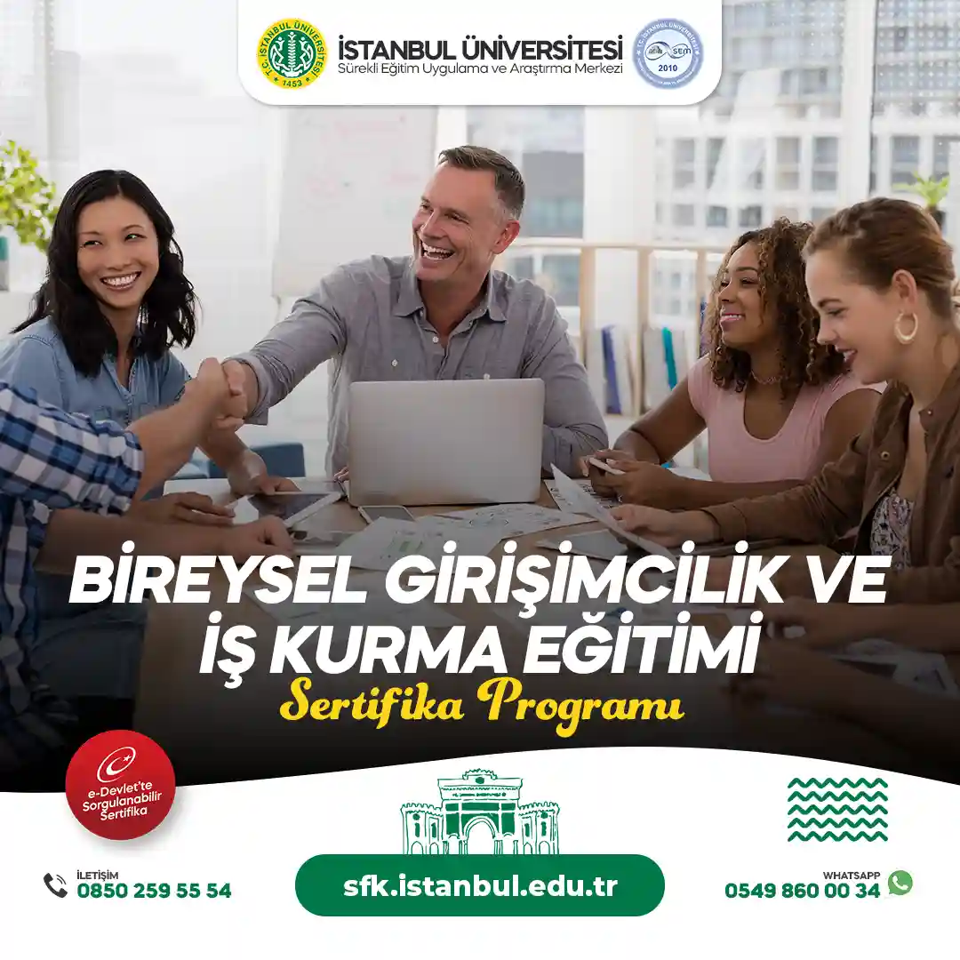 Bireysel Girişimcilik ve İş Kurma Eğitimi Sertifika Programı