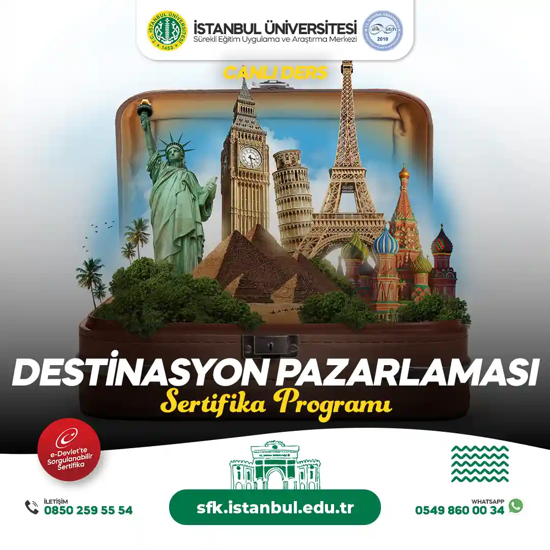 Destinasyon Pazarlaması Sertifika Programı