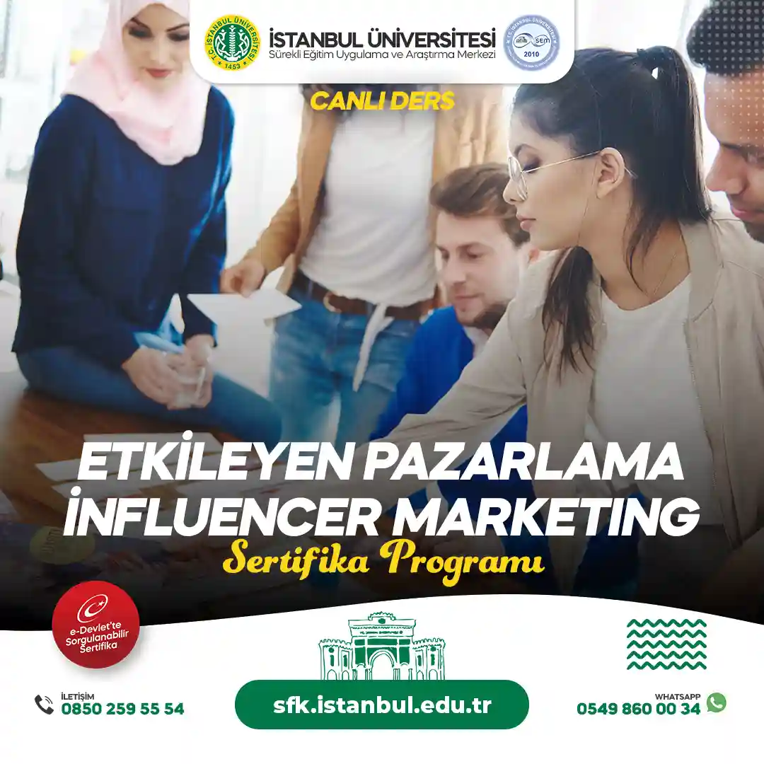 Etkileyen Pazarlama - Influencer Marketing Sertifika Programı