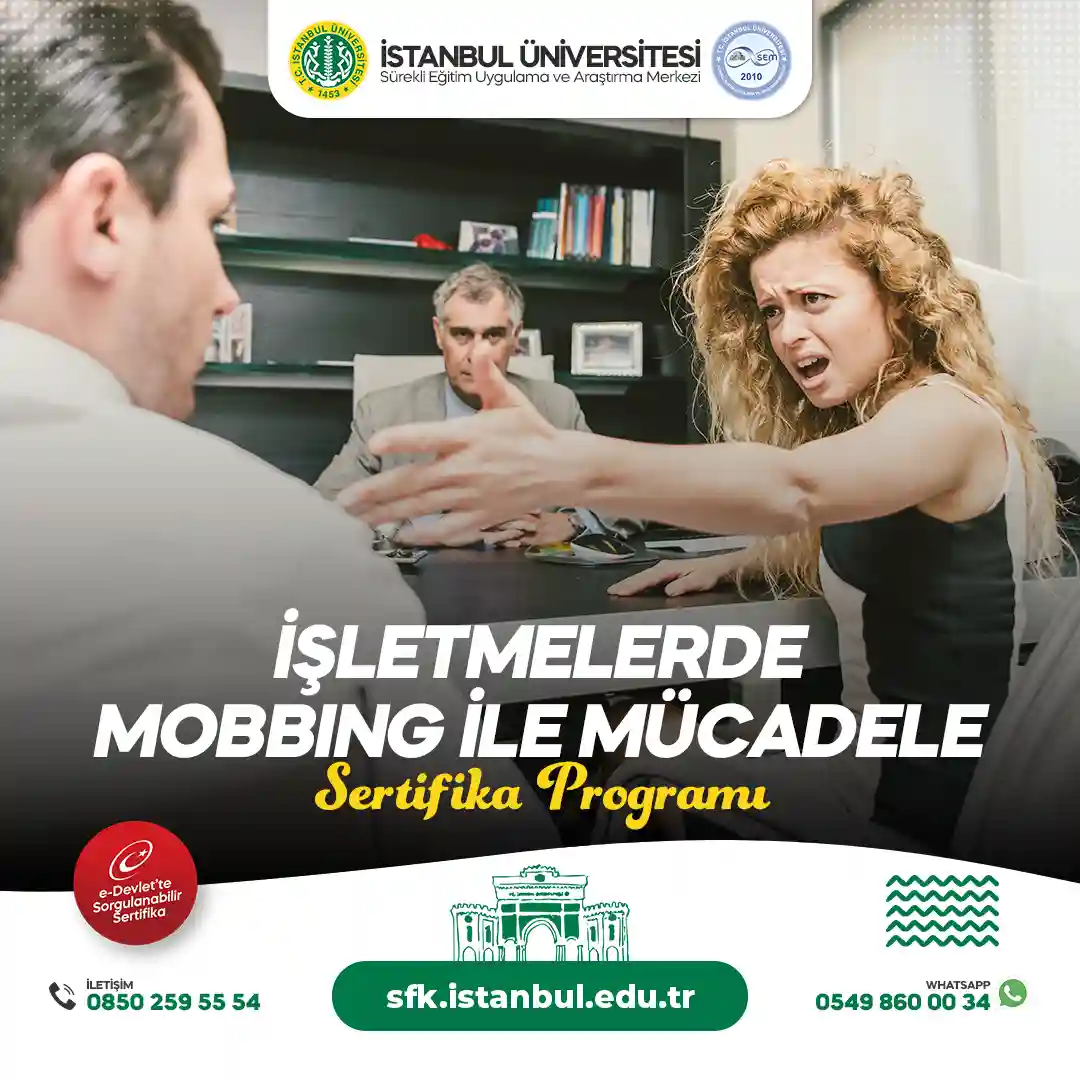 İşletmelerde Mobbing ile Mücadele Eğitimi Sertifika Programı