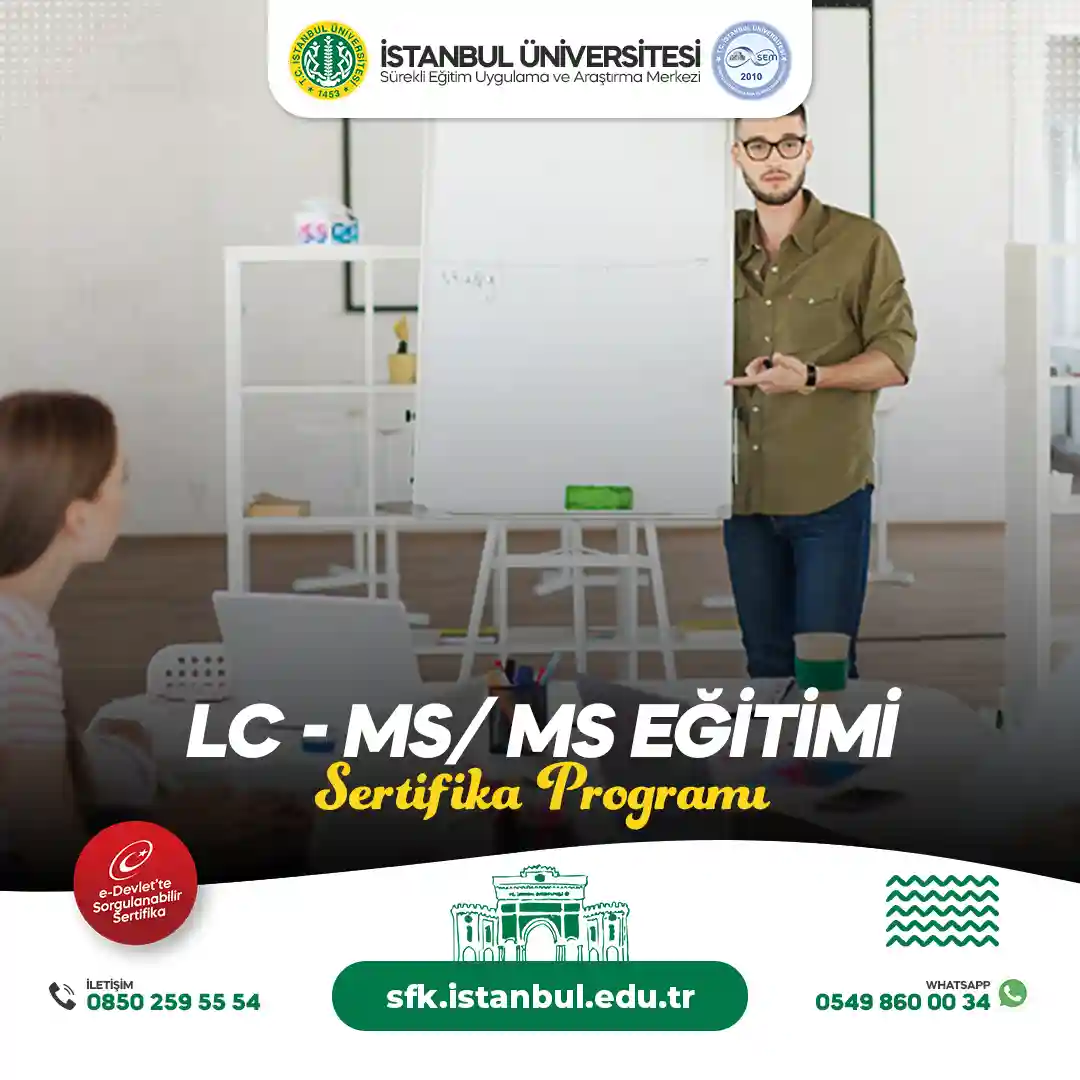 LC - MS/ MS Eğitimi Sertifika Programı