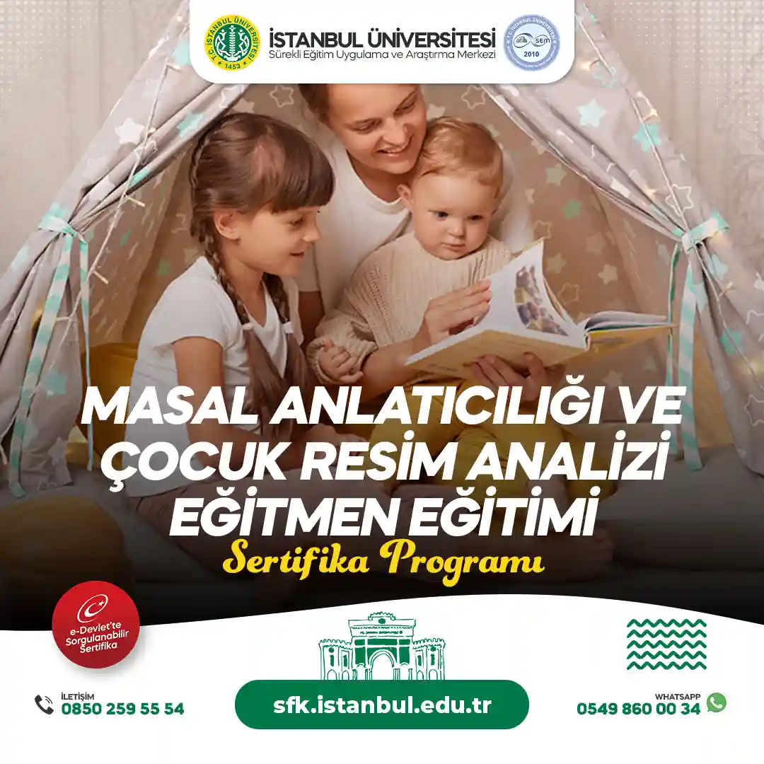 Masal Anlatıcılığı ve Çocuk Resim Analizi Eğitmen Eğitimi Sertifika Programı