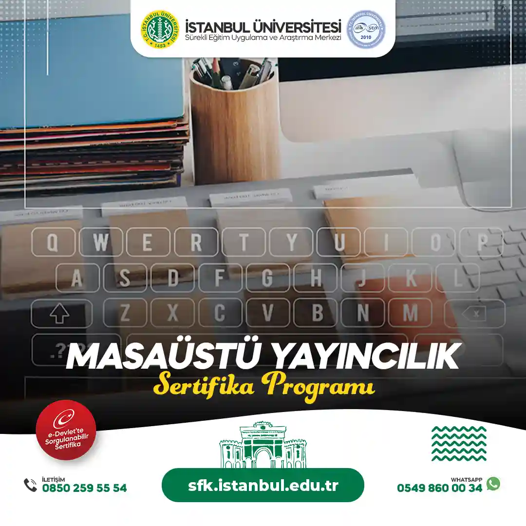 Masaüstü Yayıncılık Sertifika Programı