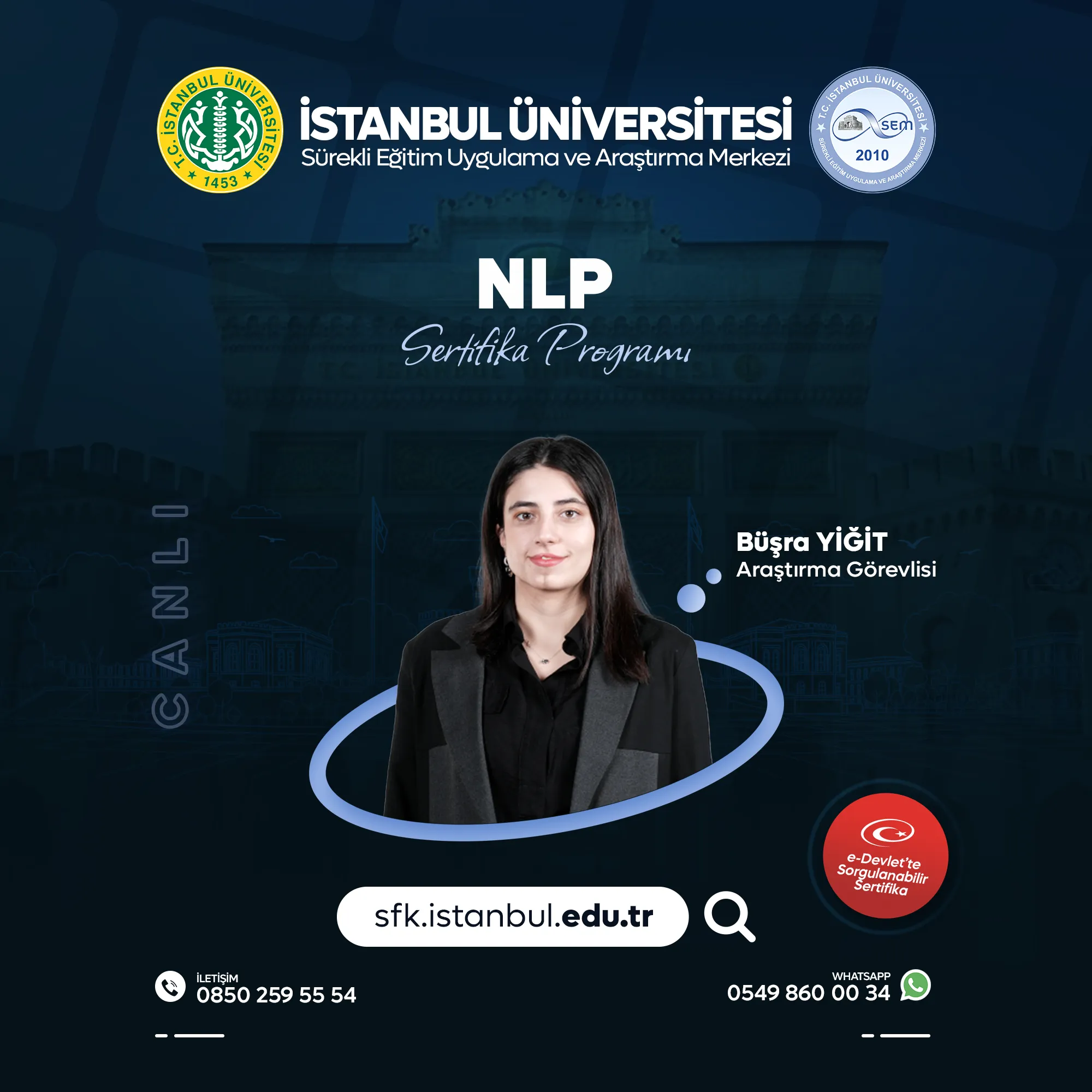 NLP Sertifika Programı (CANLI DERS)