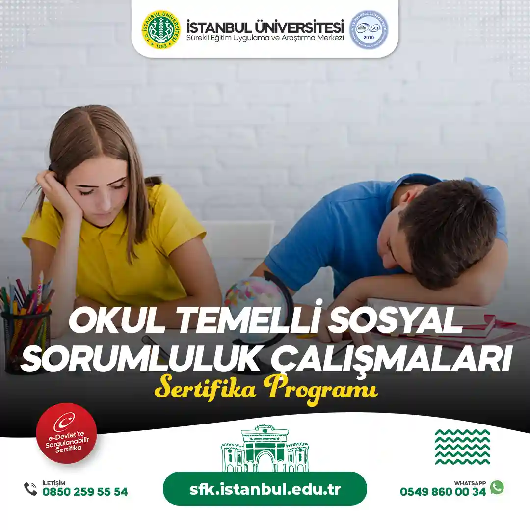 Okul Temelli Sosyal Sorumluluk Çalışmaları Sertifika Programı