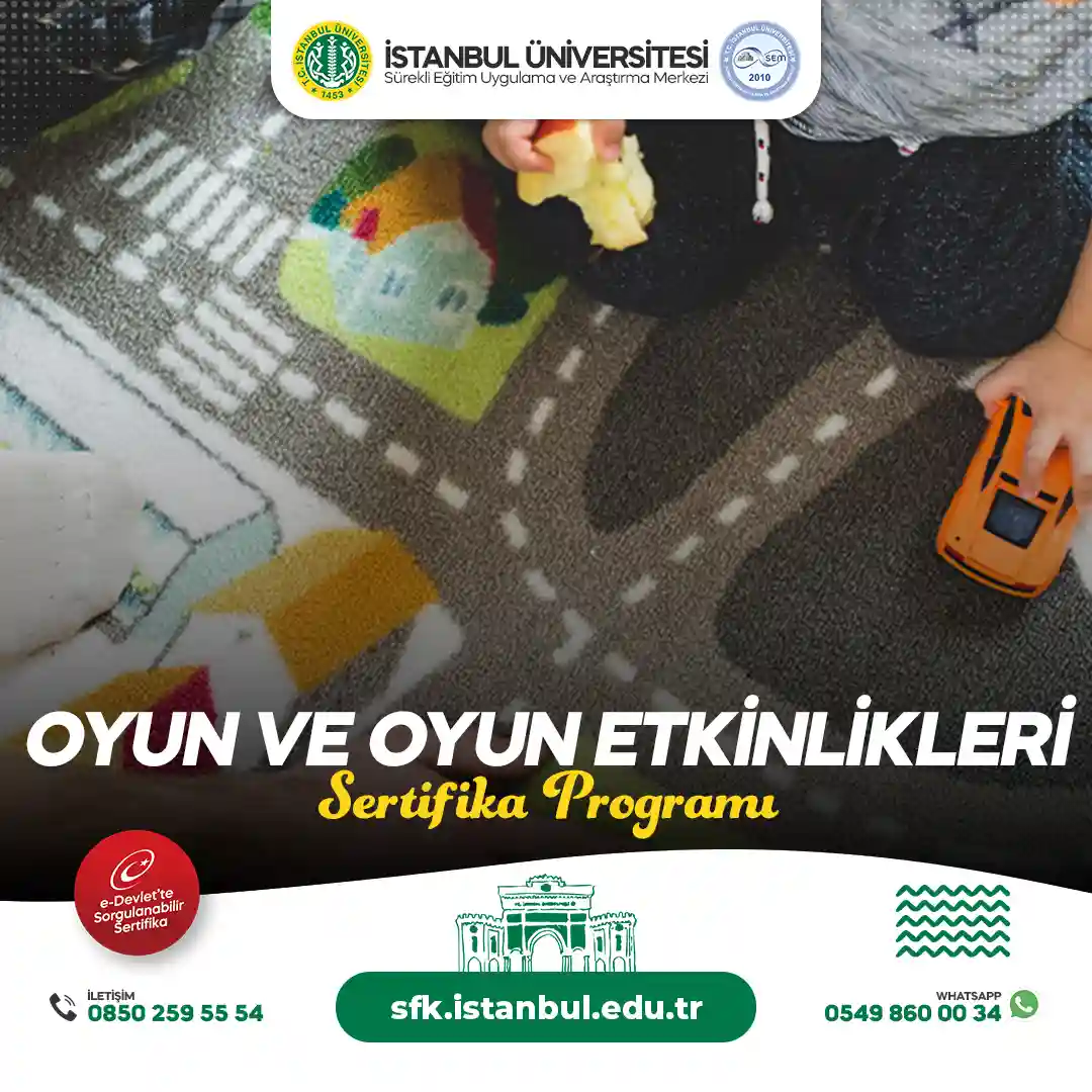 Oyun ve Oyun Etkinlikleri Sertifika Programı