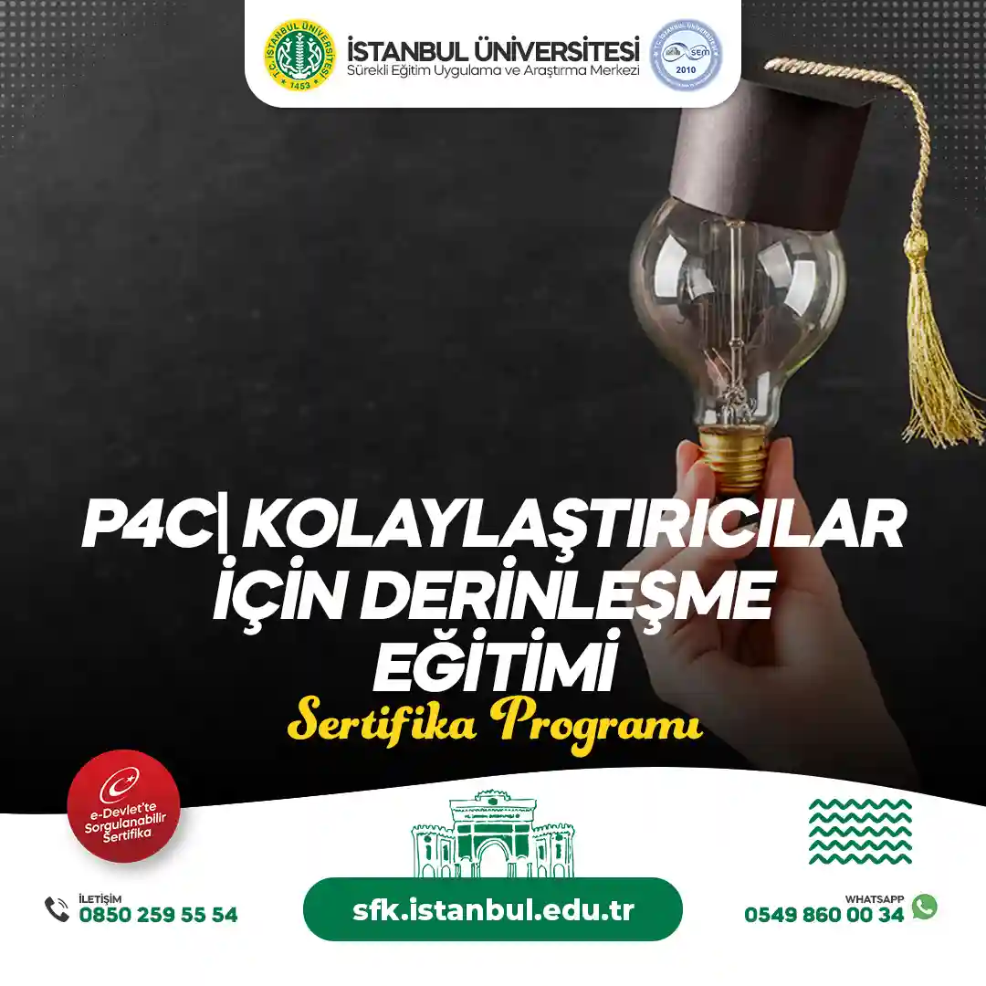 P4C|Kolaylaştırıcılar İçin Derinleşme Eğitimi (CANLI)