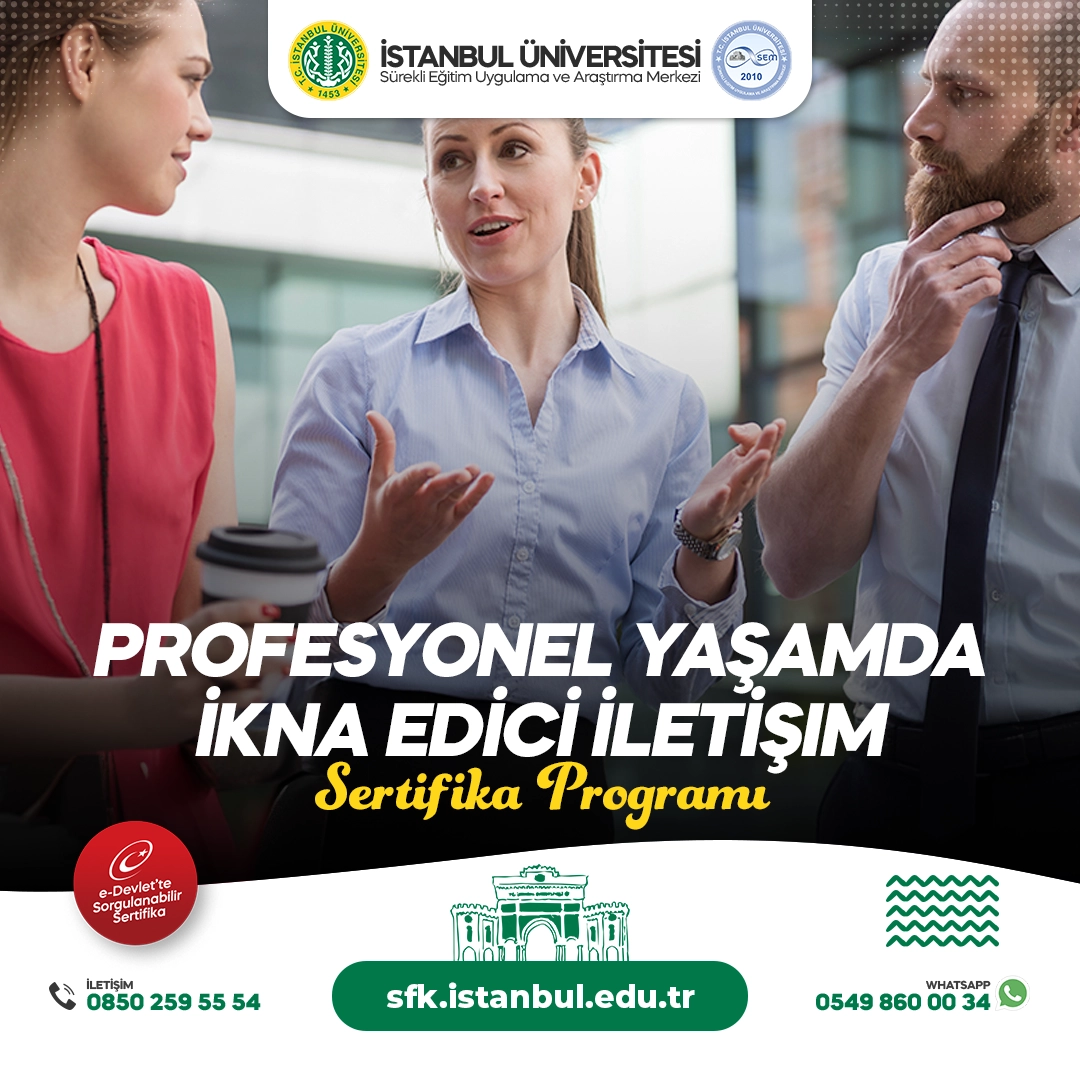 Profesyonel Yaşamda İkna Edici İletişim Sertifika Programı