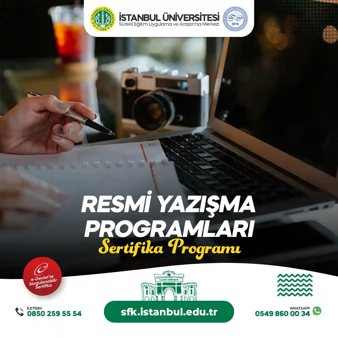 Resmi Yazışma Programları Sertifika Programı