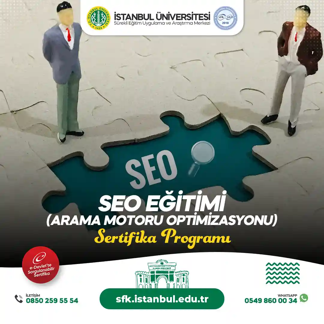 SEO Eğitimi Sertifika Programı (Arama Motoru Optimizasyonu)