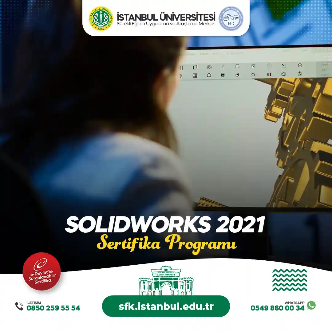 Solidworks 2021 Sertifika Programı