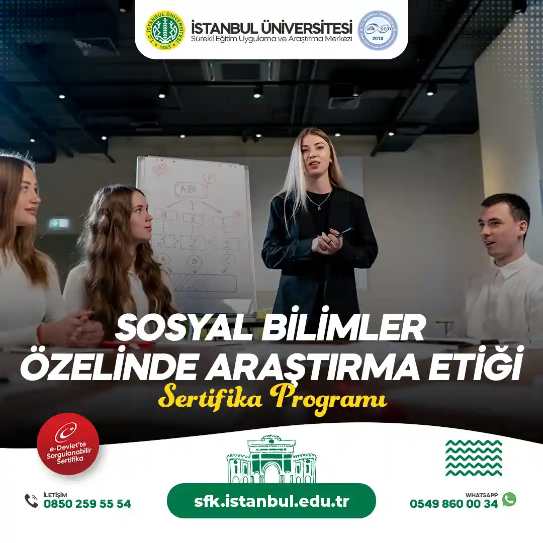 Sosyal Bilimler Özelinde Araştırma Etiği Sertifika Programı