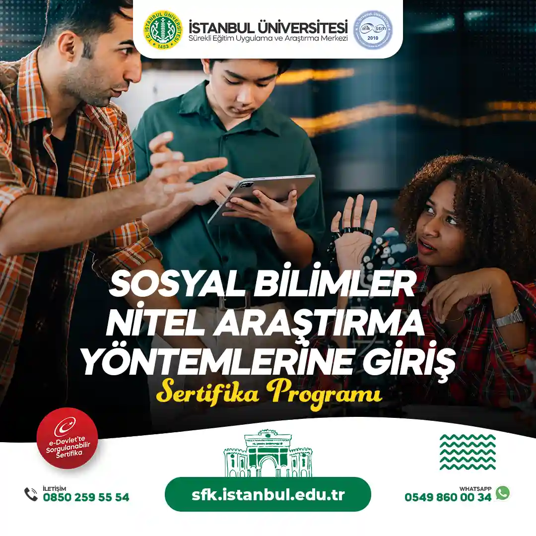 Sosyal Bilimlerde Nitel Araştırma Yöntemlerine Giriş Sertifika Programı