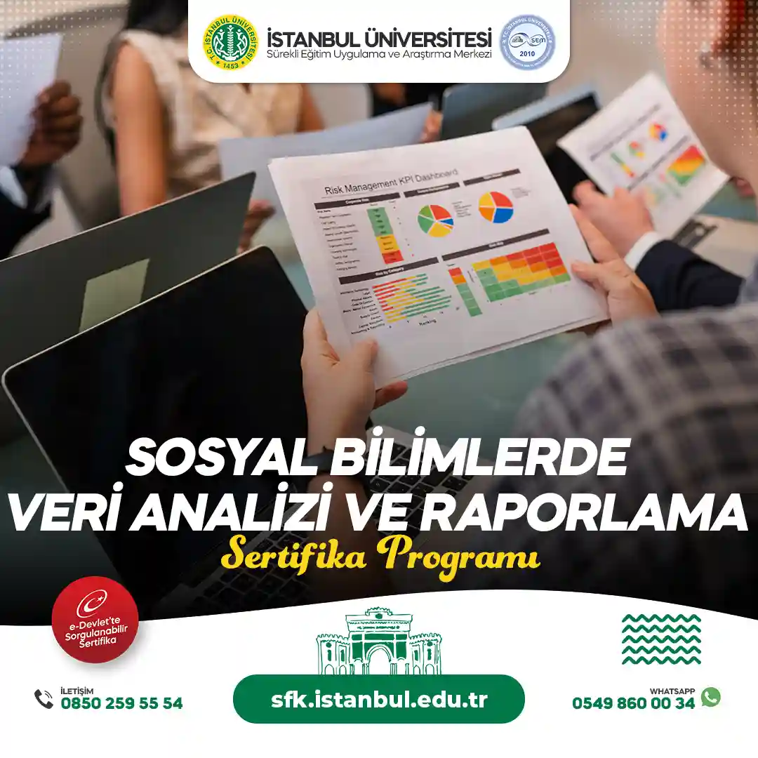 Sosyal Bilimlerde Veri Analizi ve Raporlama Sertifika Programı