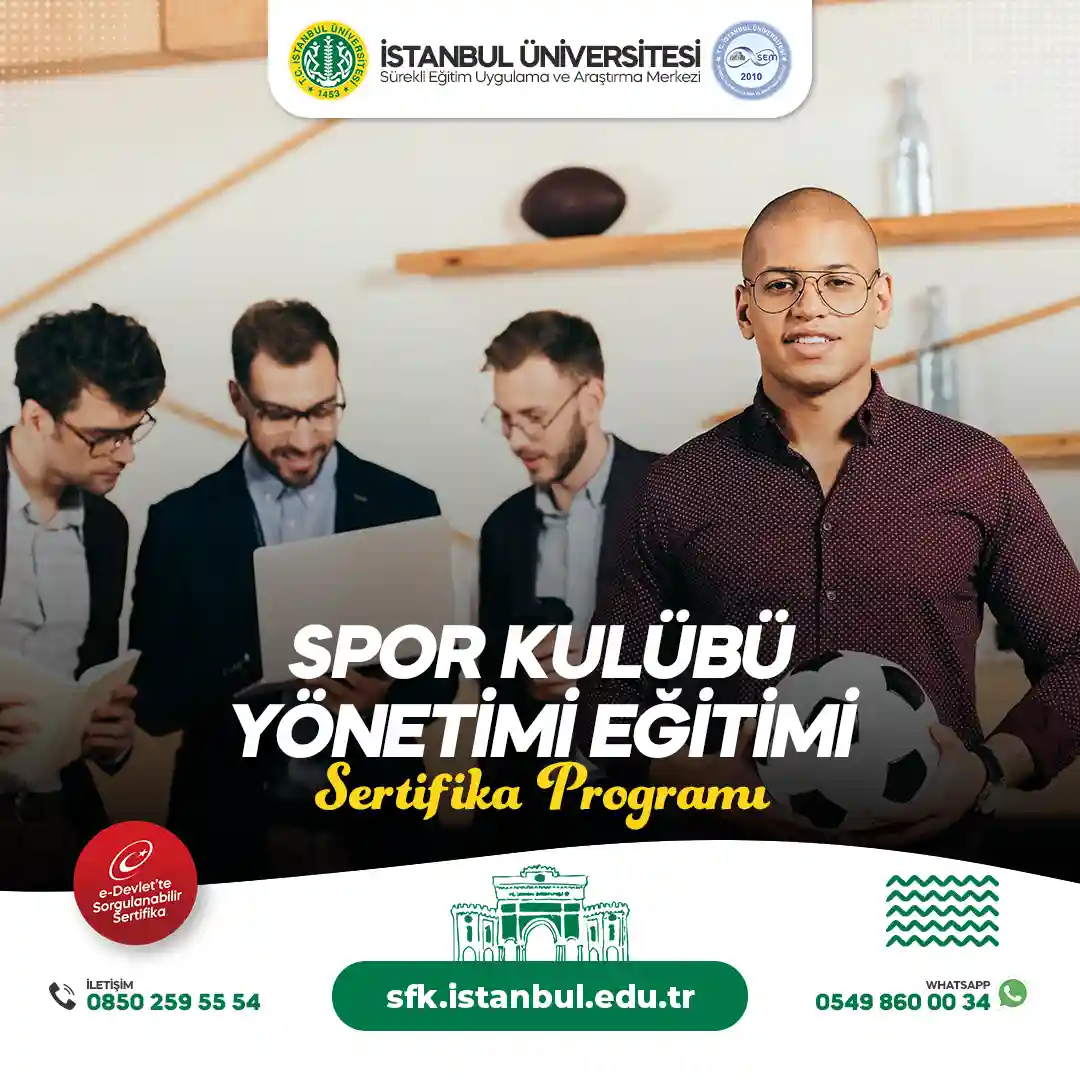 Spor Kulübü Yönetimi Eğitimi Sertifika Programı