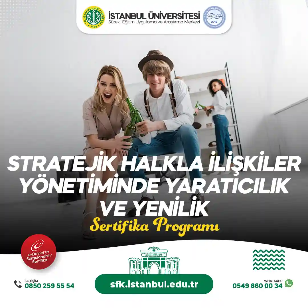 Stratejik Halkla İlişkiler Yönetiminde Yaratıcılık ve Yenilik Sertifika Programı