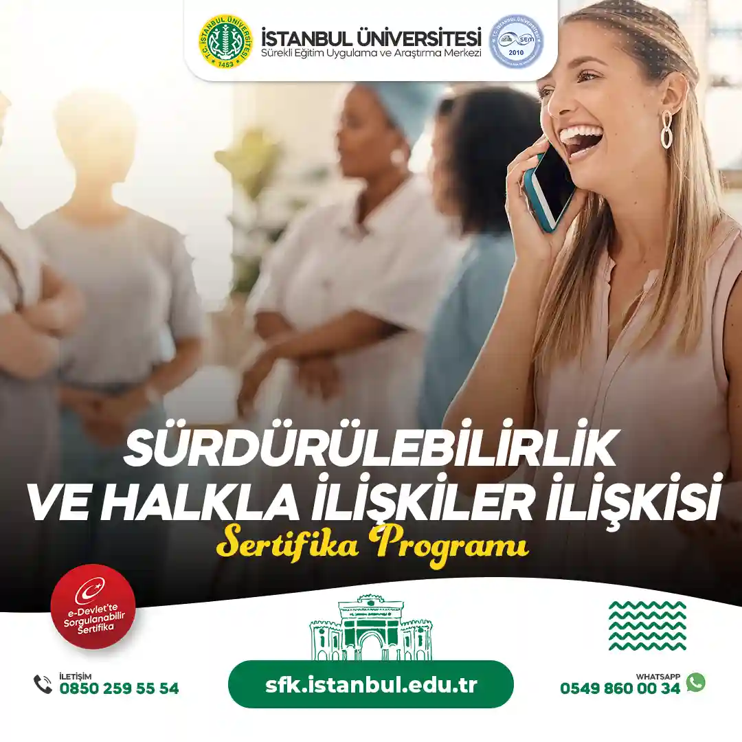 Sürdürülebilirlik ve Halkla İlişkiler İlişkisi Sertifika Programı