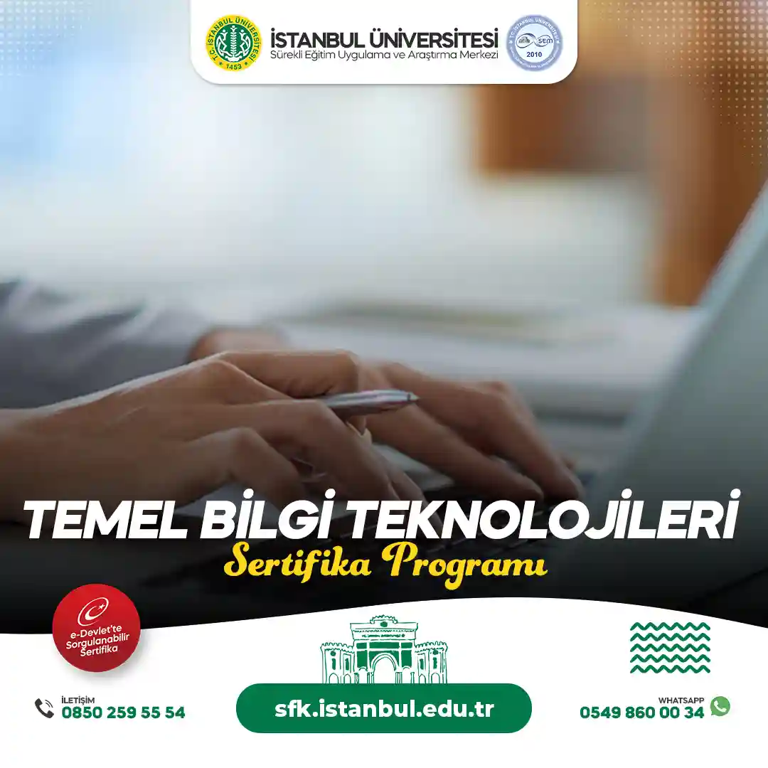 Temel Bilgi Teknolojileri Sertifika Programı