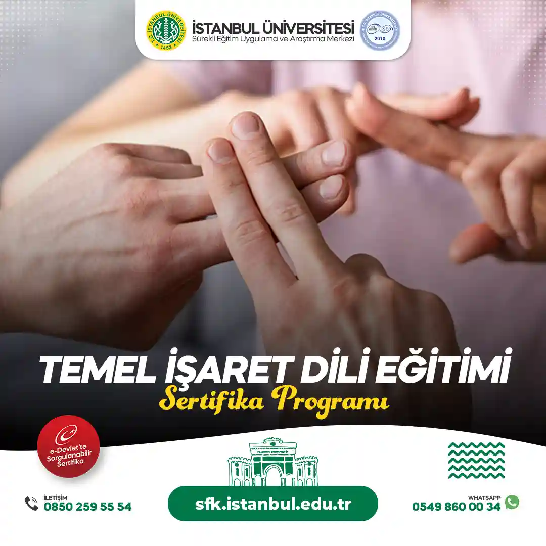 Temel İşaret Dili Eğitimi Sertifika Programı