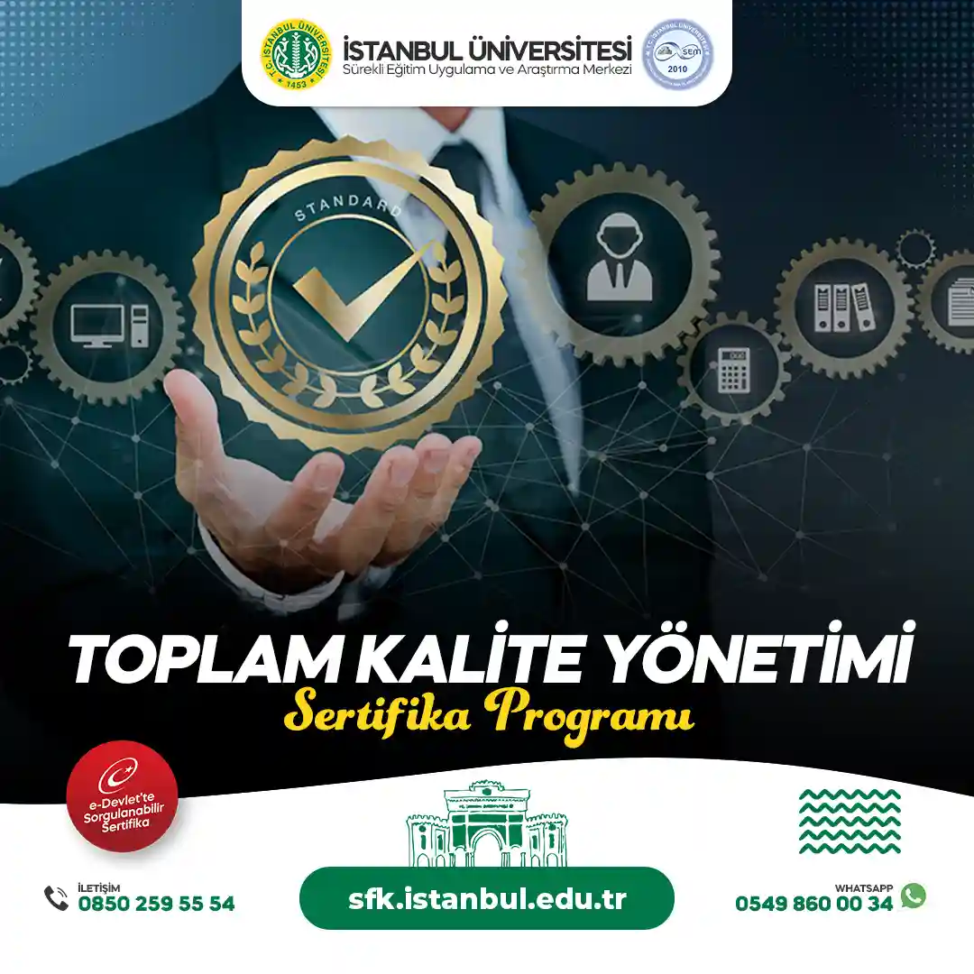 Toplam Kalite Yönetimi Sertifika Programı