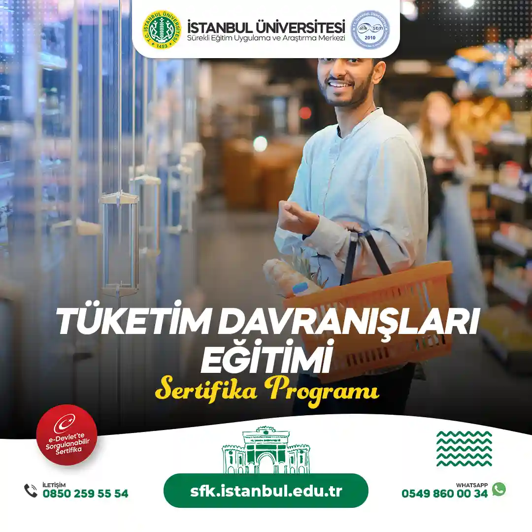 Tüketim Davranışları Eğitimi Sertifika Programı