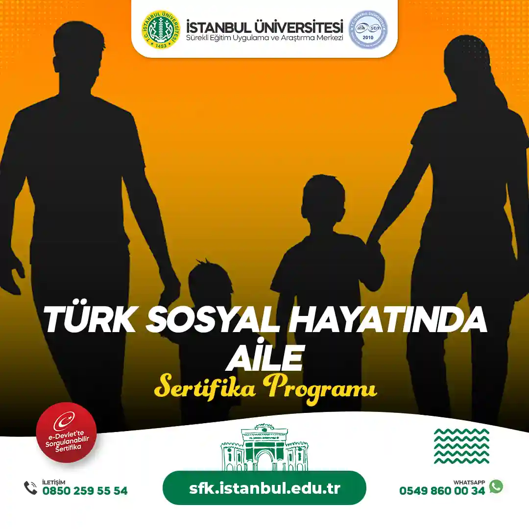 Türk Sosyal Hayatında Aile Sertifika Programı