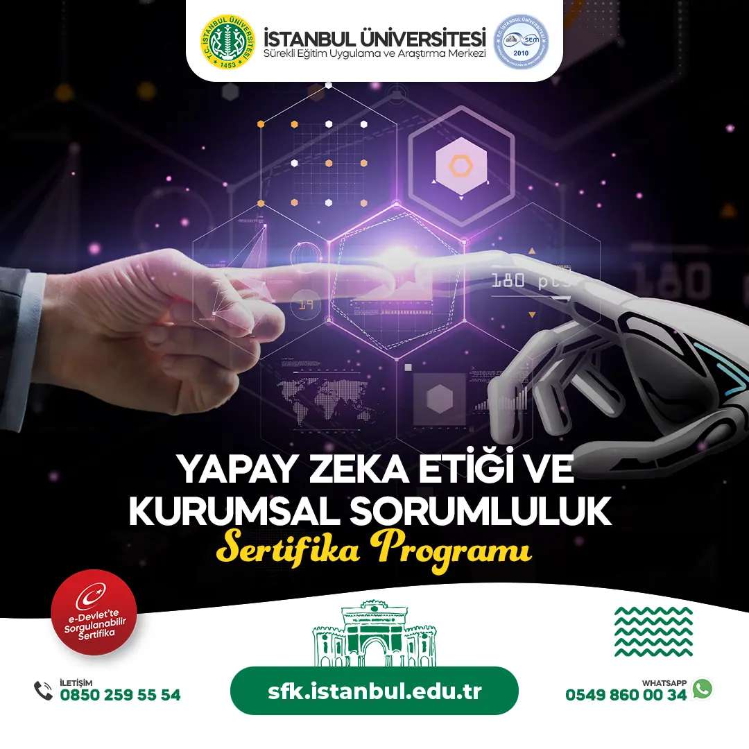 Yapay Zeka Etiği ve Kurumsal Sorumluluk Sertifika Programı