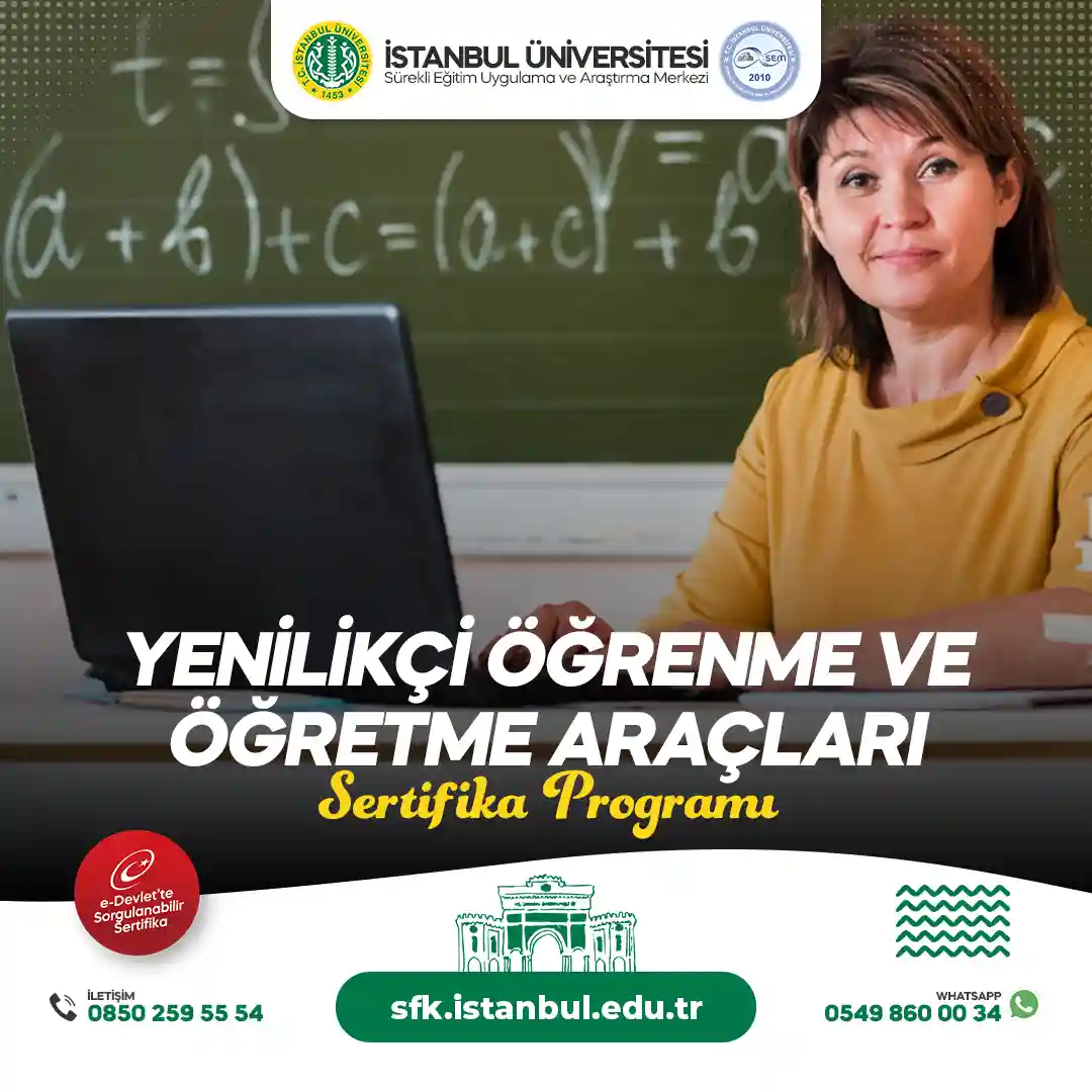 Yenilikçi Öğrenme ve Öğretme Araçları Sertifika Programı